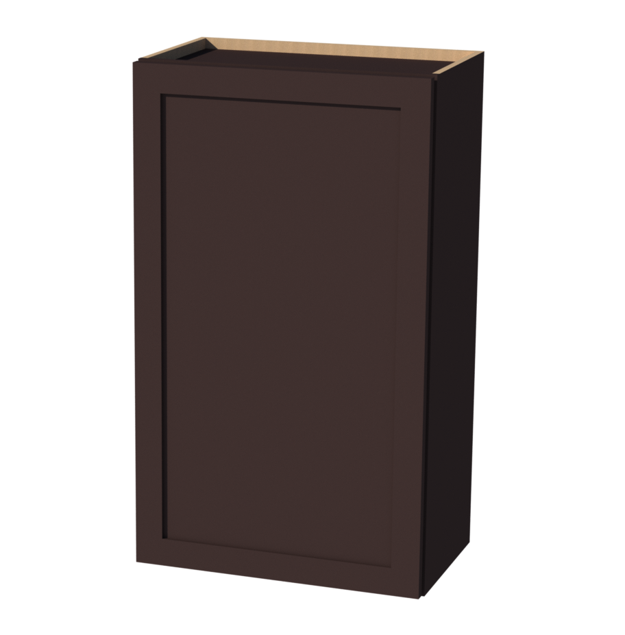 Beautiful White and Espresso Shaker Cabi