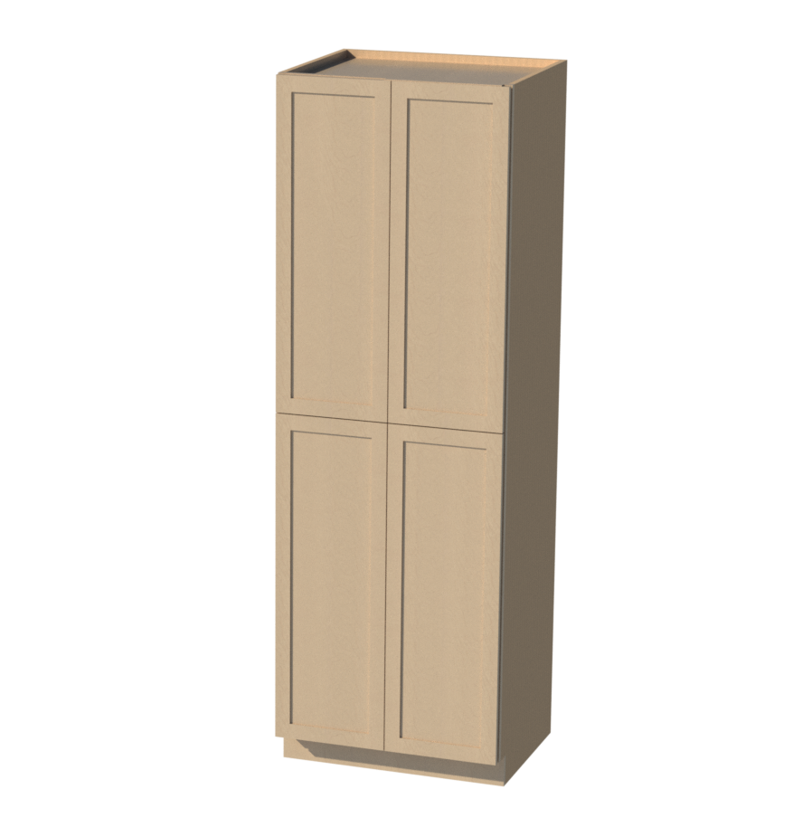 Beautiful White and Espresso Shaker Cabi