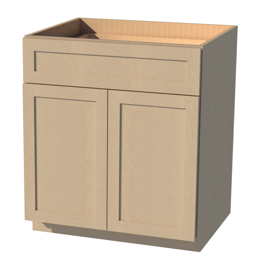 Beautiful White and Espresso Shaker Cabi