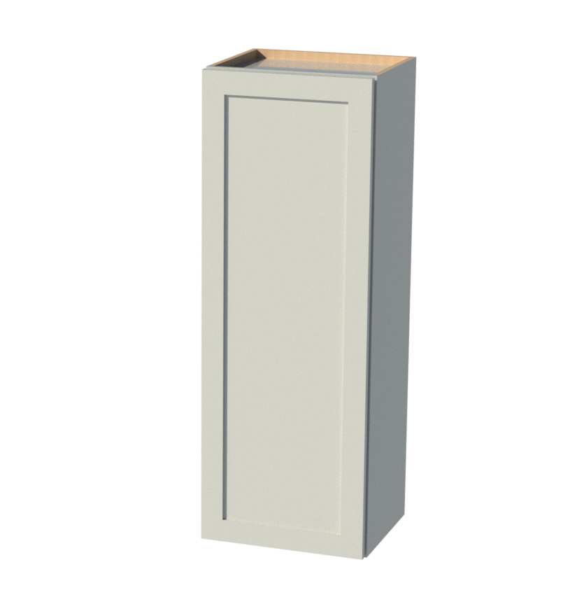 Shaker Light Grey 15" W x 42" H x 12"D Wall Cabinet