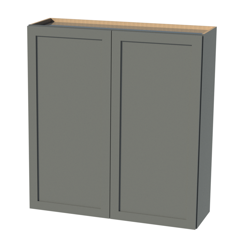 Beautiful White and Espresso Shaker Cabi