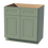 Thumbnail: Olive Green  33" W x 34.5" H x 24" D Sink Base Cabinet