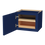 Thumbnail: Shaker Navy Blue 18"W x 12"H x 12"D Wall Cabinet