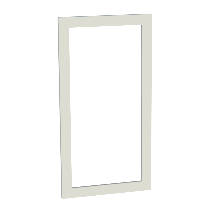 Beautiful White and Espresso Shaker Cabi