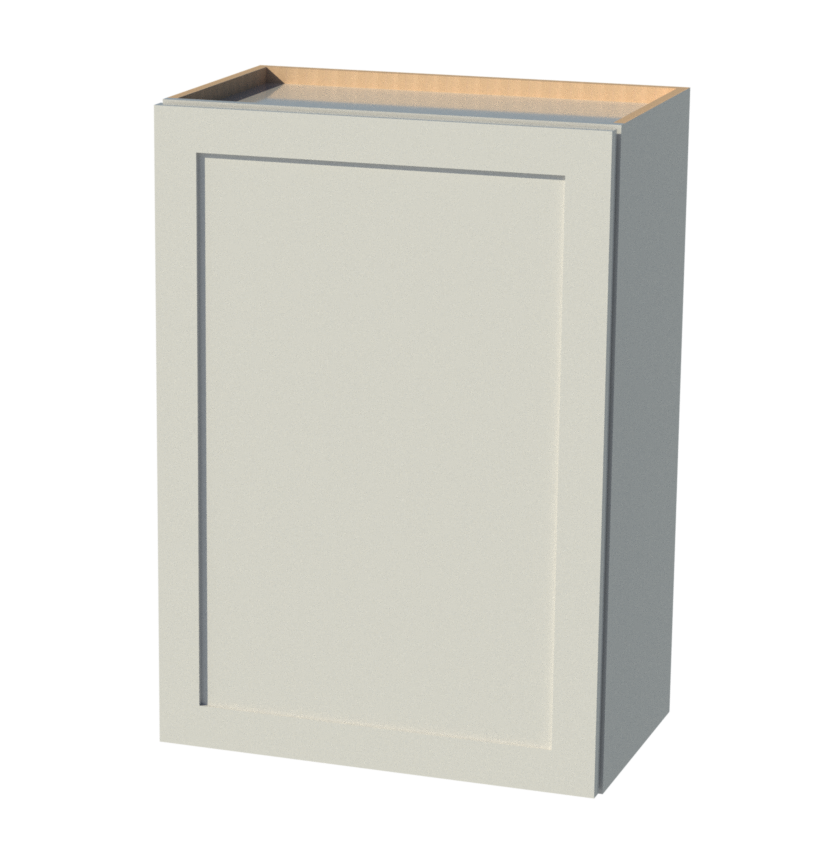 Beautiful White and Espresso Shaker Cabi