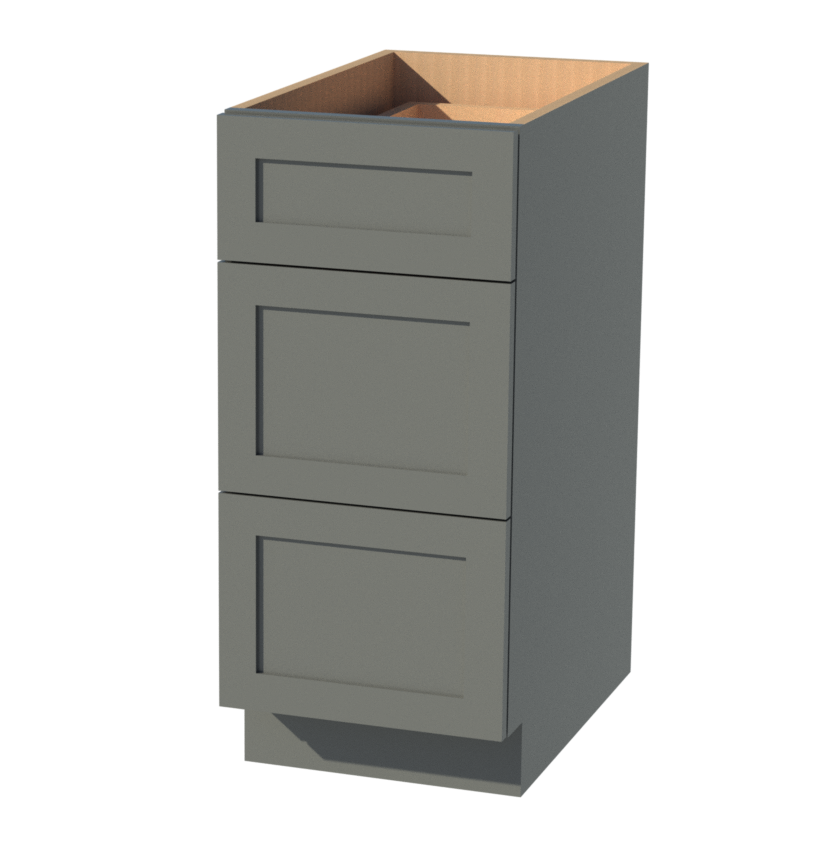 Beautiful White and Espresso Shaker Cabi