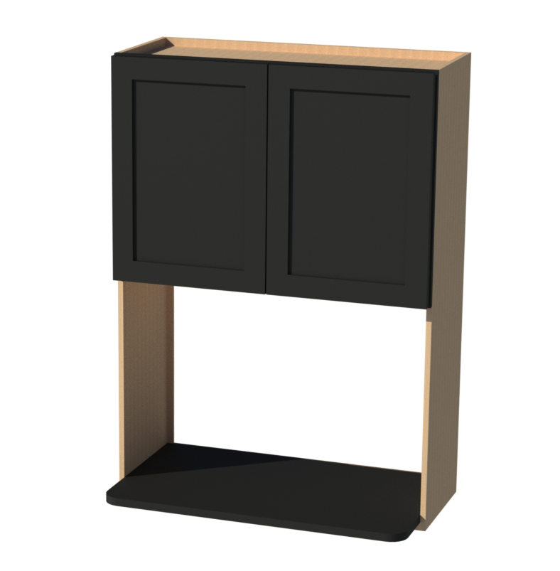 Beautiful White and Espresso Shaker Cabi