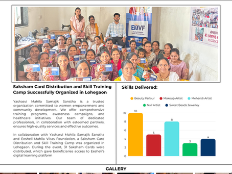 Lohegaon Camp: Saksham Card Initiative Opens Digital Learning and Skill Opportunities for Women