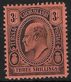 Turks & Caicos Islands 1909-11