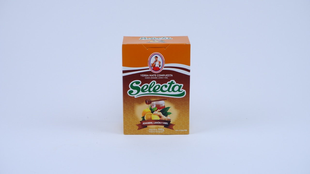 Selecta Yerba Mate - Jengibre, Limón y Miel