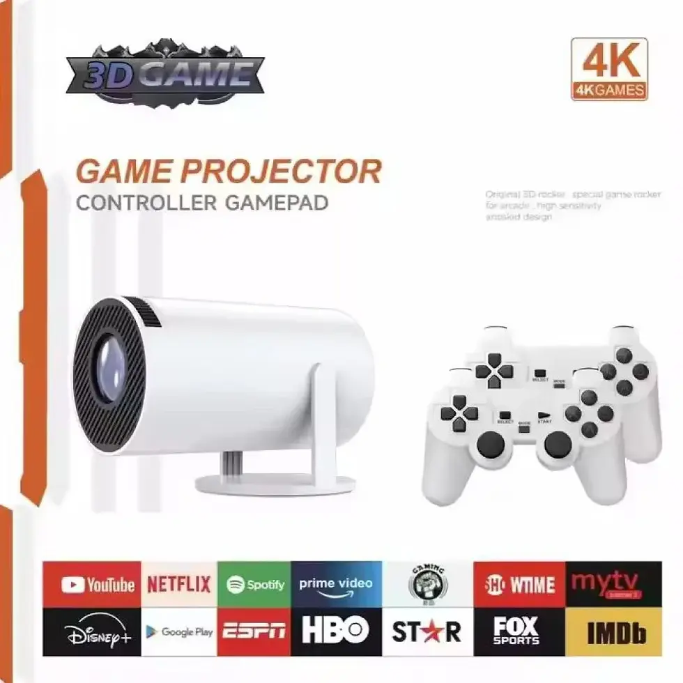 Consola de juegos retro X10 Plus con proyector 4K
