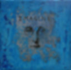 N° 704 Fragment bleu 20 x 20 cm 2019