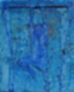 N° 714 Fragment bleu 27 x 22 cm 2019