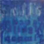 N° 697 Fragment bleu 20 x 20 cm 2019