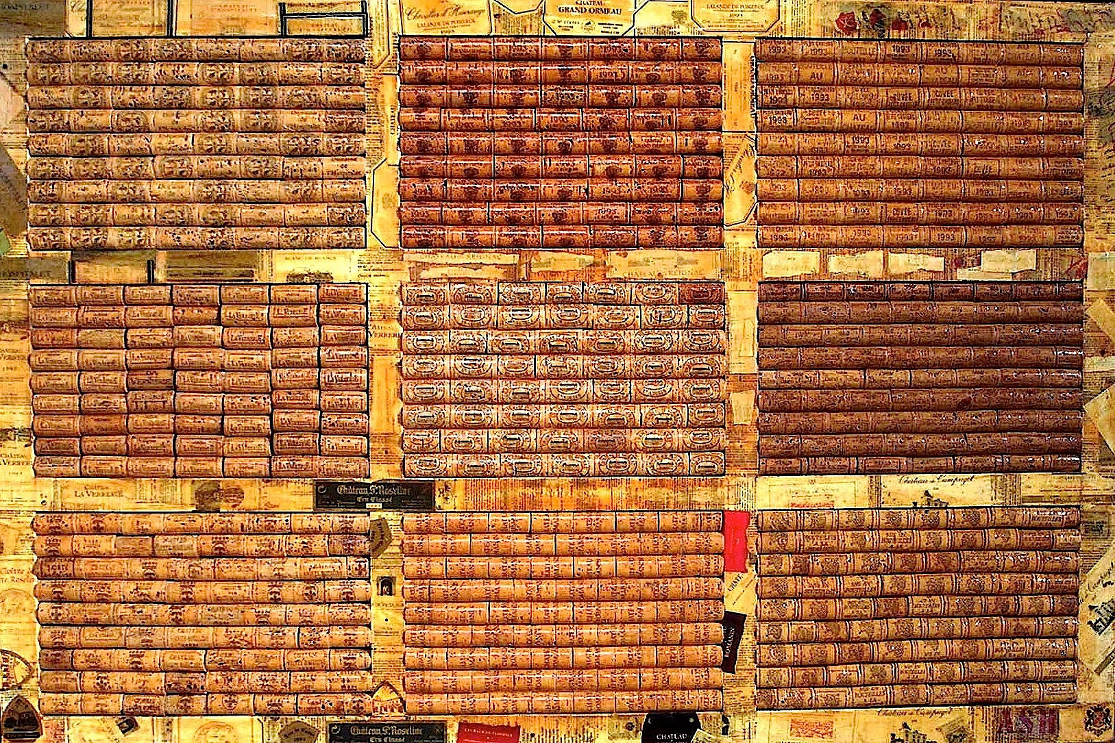 Tableau de bouchons " Vin /20 "