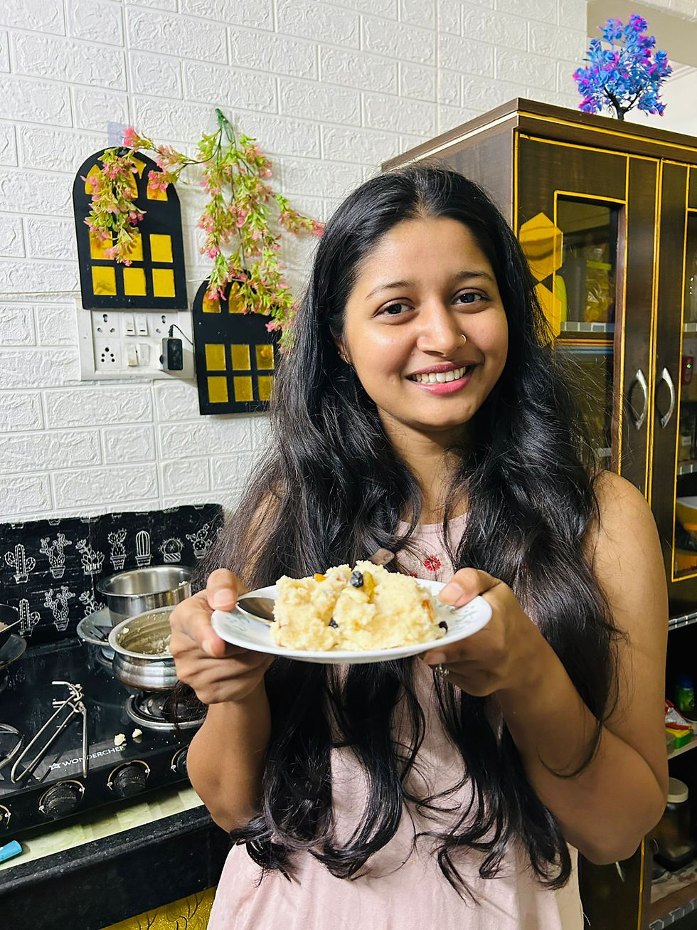 Sheera served in a plate