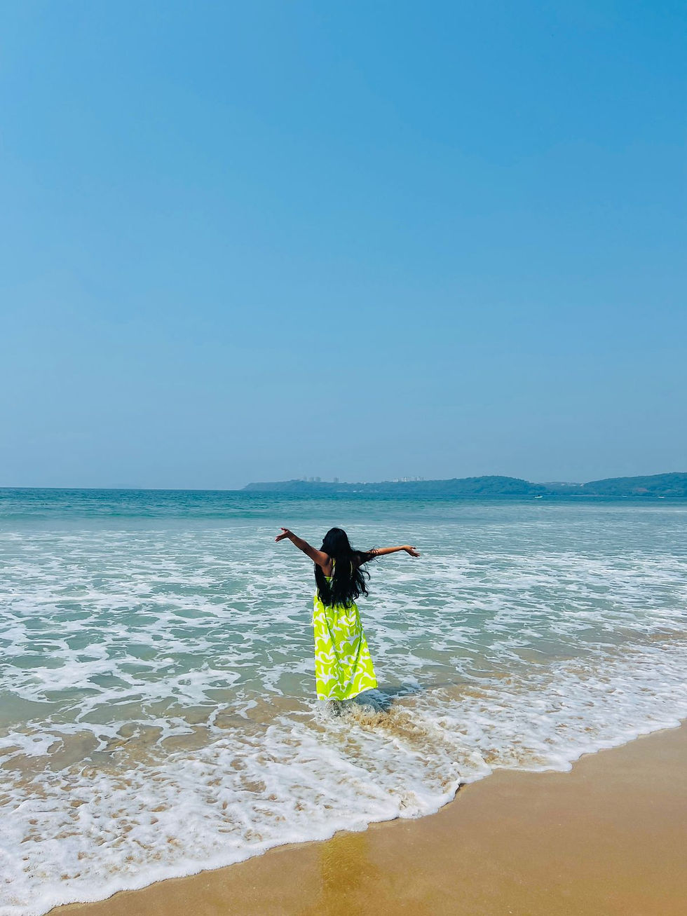 A girl and the ocean