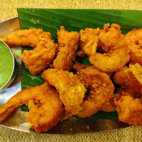 Cornflour Coated Fried Prawns Recipe