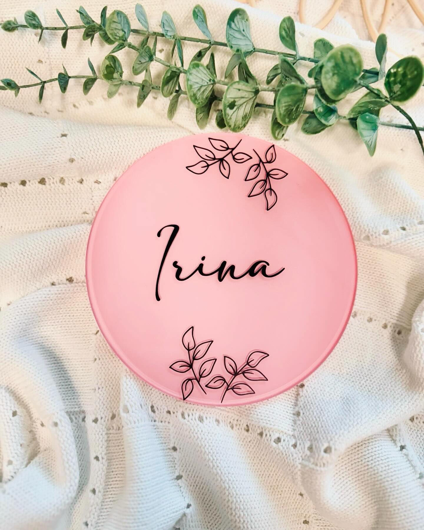 OZNANITVENA PLOŠČICA - KROG