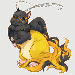 フキナガシチョウ×リス_1