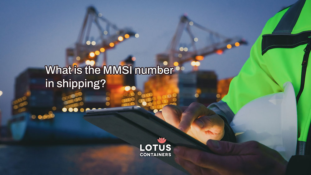 What is the MMSI number in shipping?