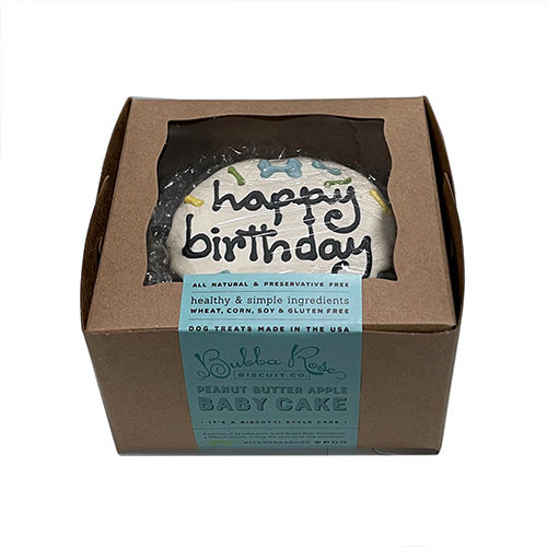 Thumbnail: boxed blue dog birthday cake