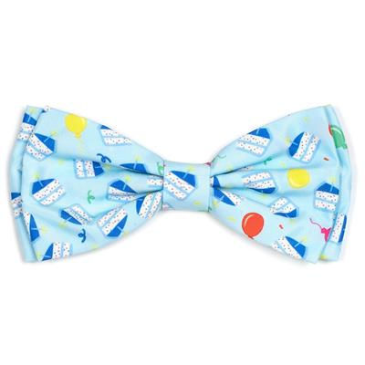 Thumbnail: blue birthday dog bow tie