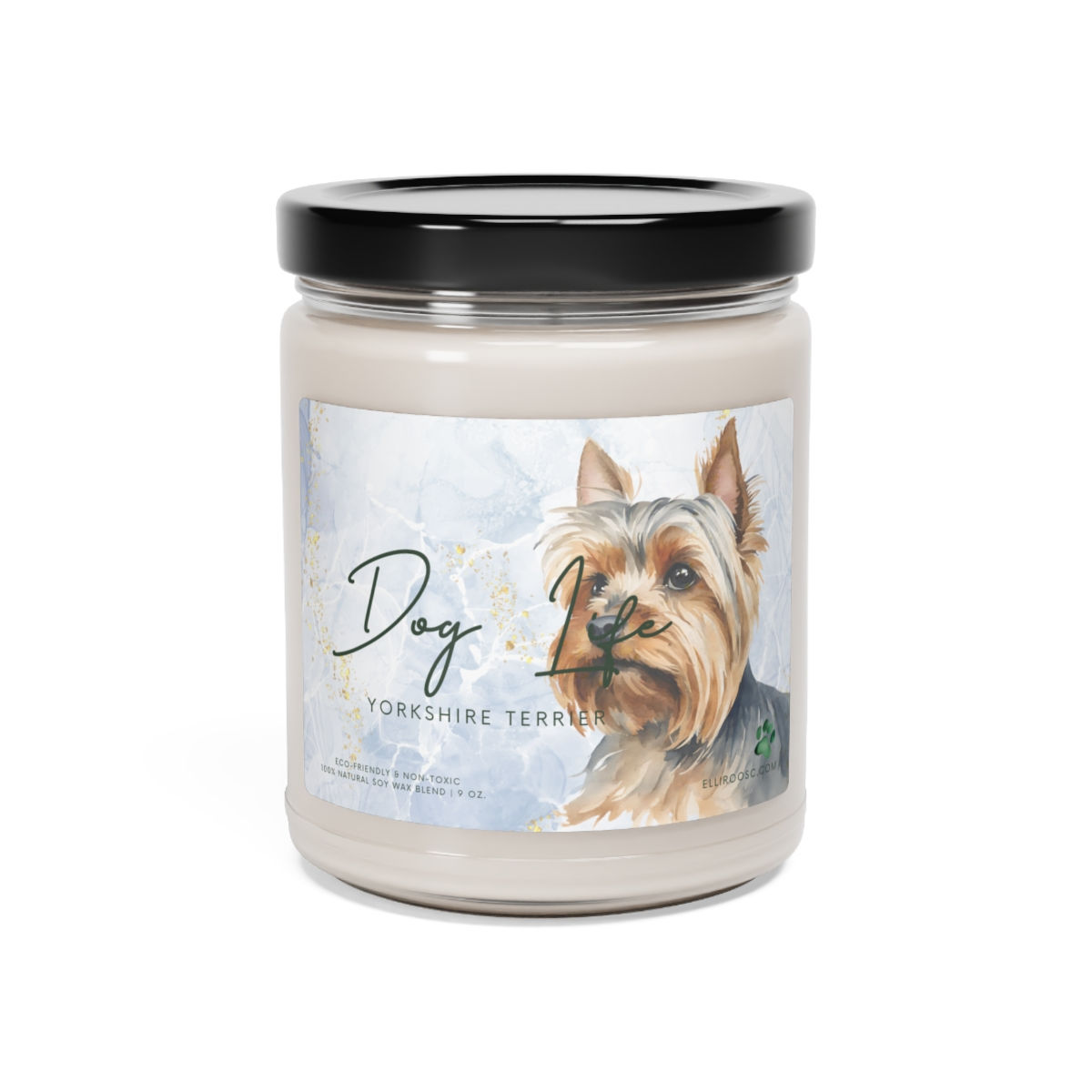 Dog Life Yorkshire Terrier candle