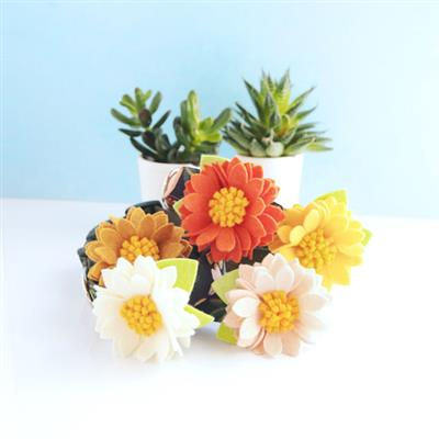 bunch of lotus dog collar flowers