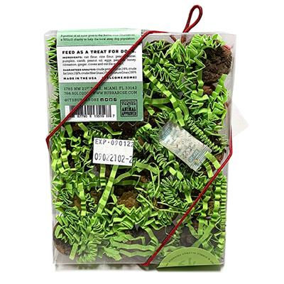 back view of welcome home dog treat box