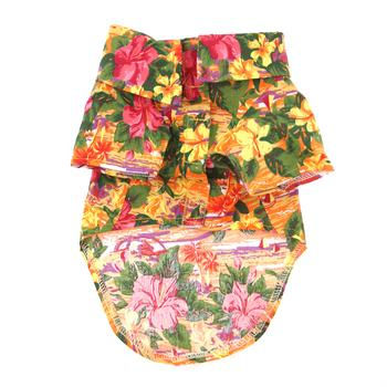 Thumbnail: Hawaiian Camp Shirt - Sunset Hibiscus