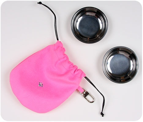 Thumbnail: Travel Pouch with Mini Stainless Steel Bowls