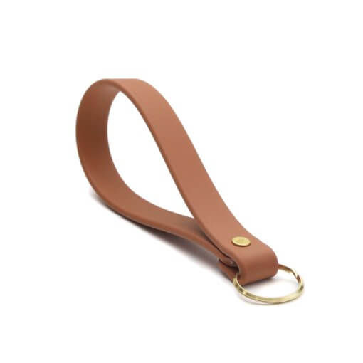 Brown waterproof key fob holder