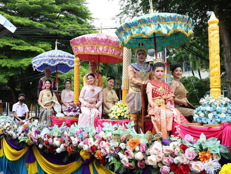 แห่เทียนพรรษา โรงเรียนบ้านฉางกาญจนกุลและเทศบาลเมืองบ้านฉาง