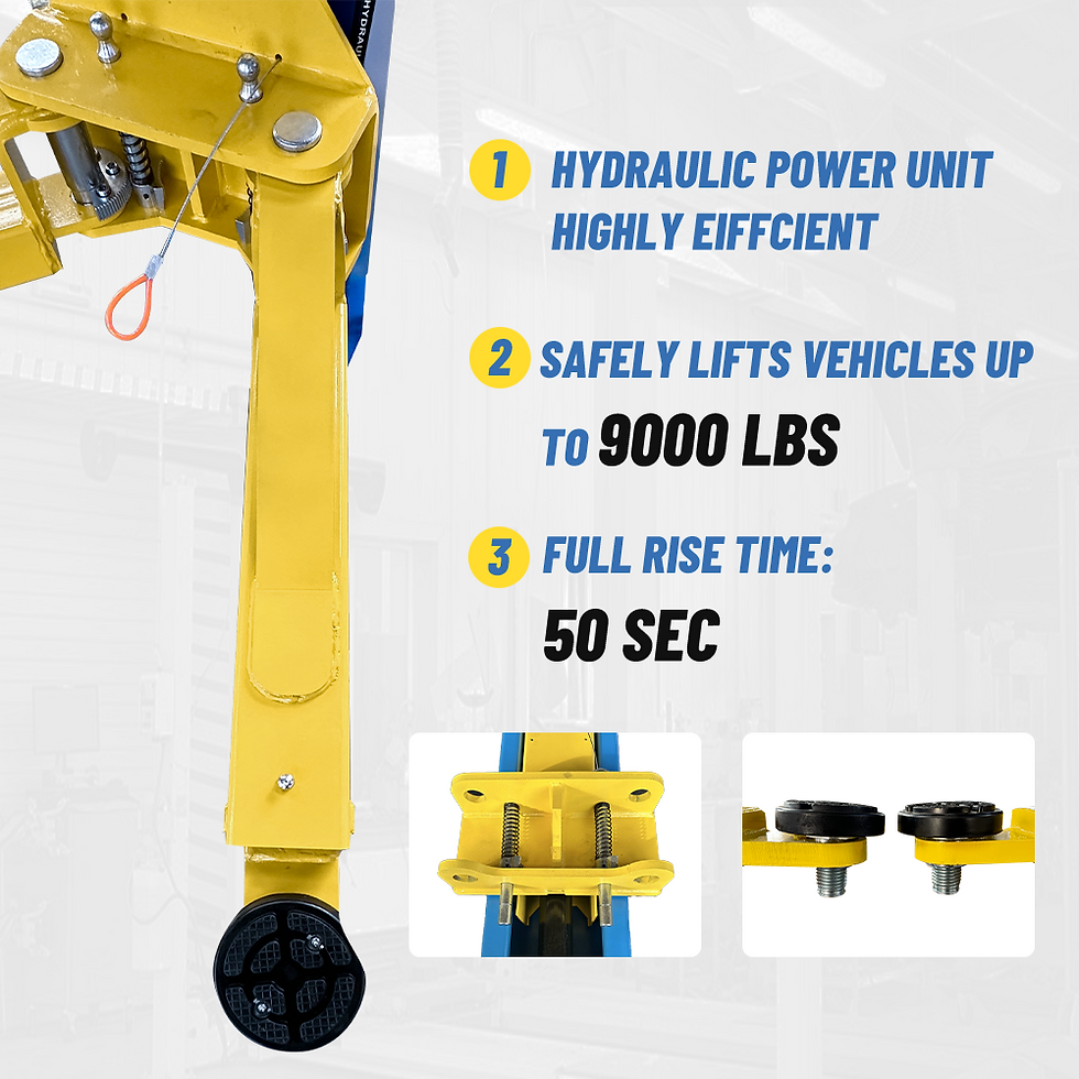 Thumbnail: M&E ME-M90s 9,000lbs Two Post Lift
