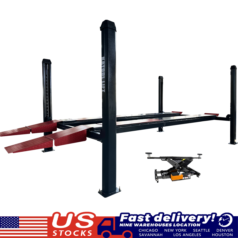 Katool KT-4H120X Heavy Duty Four Post Lift 12,000 lbs Capacity