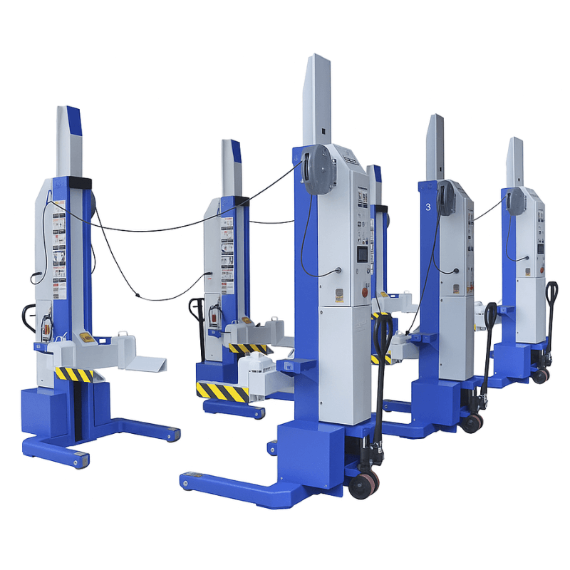 Ideal MSC-13K-B-678 13,000lb Mobile Column Lift (6-Pack)