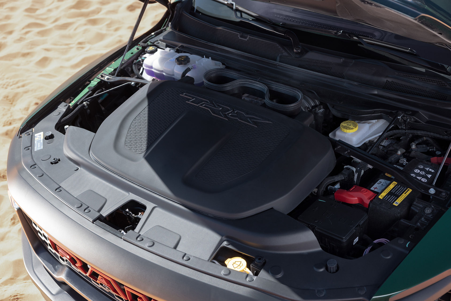 2027 Ram 1500 SRT TRX engine bay