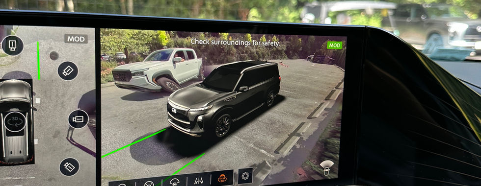 Infiniti QX80 360 camera birds view