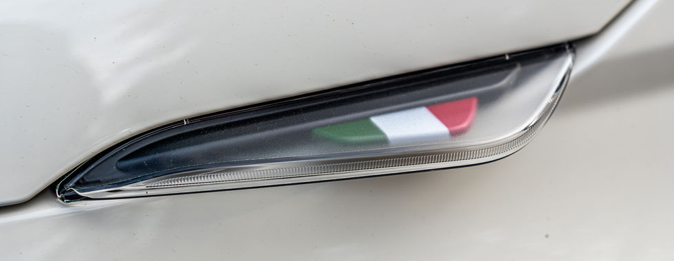 Fiat 500e Italian Flag