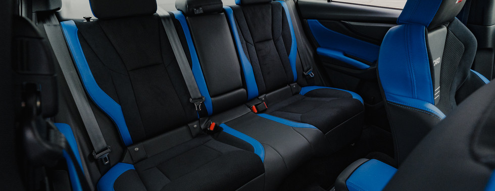WRX tS rear seats