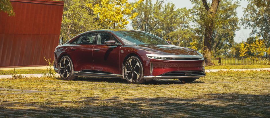 2025 Lucid Air Touring luxury electric sedan road test