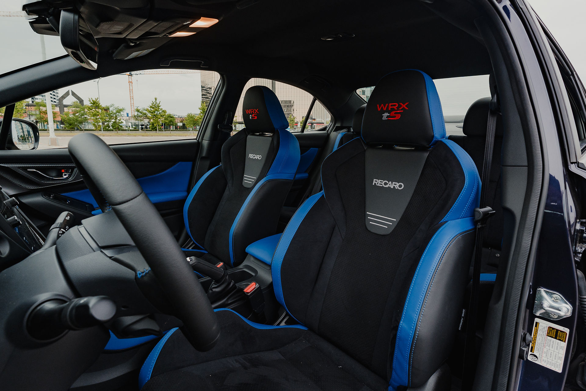 WRX tS front seats