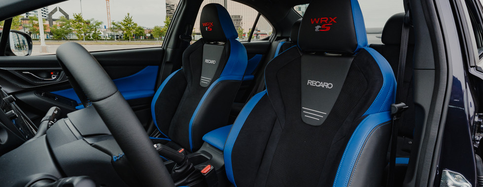 WRX tS front seats