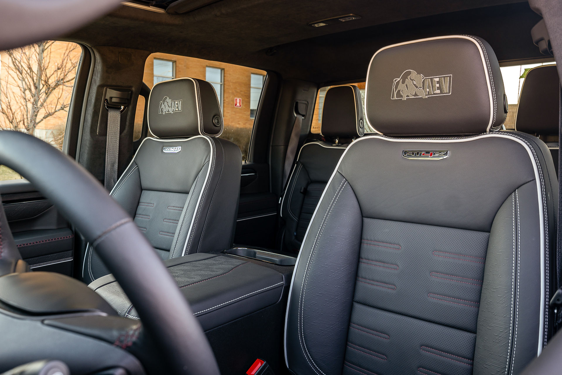 GMC Sierra 2500 HD AT4X AEV front seats
