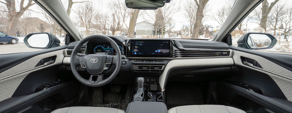 2026 Toyota Camry AWD - cockpit view