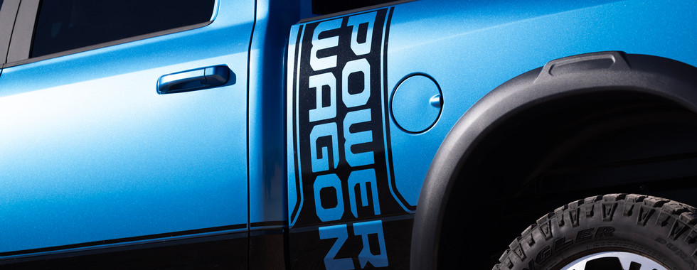 2027 Ram Power Wagon Diesel side logo