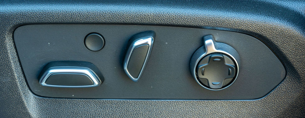 GMC Sierra 2500 HD AT4X AEV seat controls