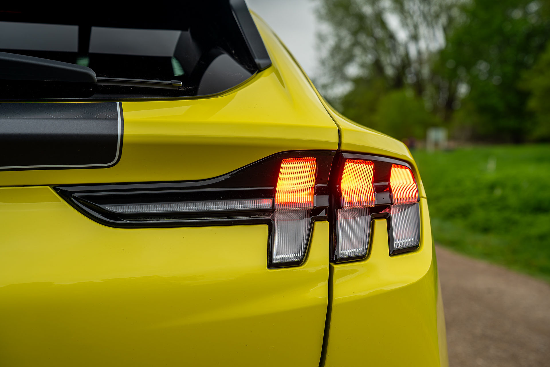 Ford Mustang Mach-E Rally lights