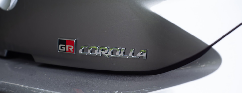 Toyota Corolla GR rear logo
